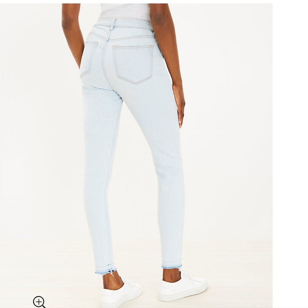 Loft High Rise Skinny Jean - Picture 3 of 5